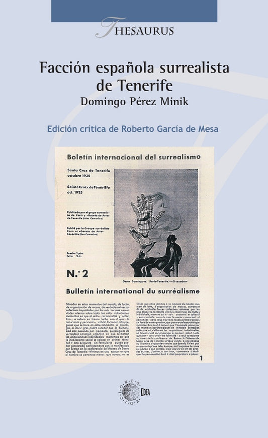 Facción española surrealista de Tenerife Domingo Pérez Minik